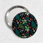 Pattern Forest Leaf Flower Motif 2.25  Handbag Mirrors