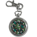 Pattern Forest Leaf Flower Motif Key Chain Watches
