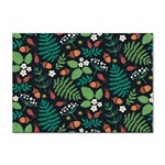 Pattern Forest Leaf Flower Motif Sticker A4 (100 pack)