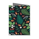 Pattern Forest Leaf Flower Motif Mini Greeting Cards (Pkg of 8)
