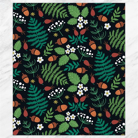 Pattern Forest Leaf Flower Motif Canvas 8  x 10  from ArtsNow.com 8.15 x9.66  Canvas - 1