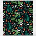 Pattern Forest Leaf Flower Motif Canvas 8  x 10 