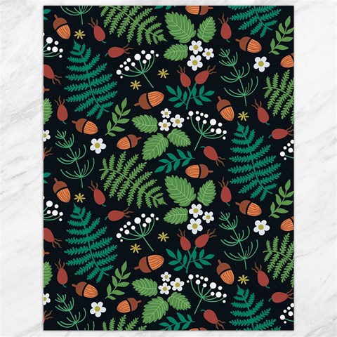 Pattern Forest Leaf Flower Motif Canvas 12  x 16  from ArtsNow.com 11.86 x15.41  Canvas - 1