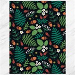 Pattern Forest Leaf Flower Motif Canvas 12  x 16 