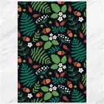Pattern Forest Leaf Flower Motif Canvas 12  x 18 