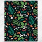 Pattern Forest Leaf Flower Motif Canvas 16  x 20 
