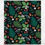 Pattern Forest Leaf Flower Motif Canvas 20  x 24 