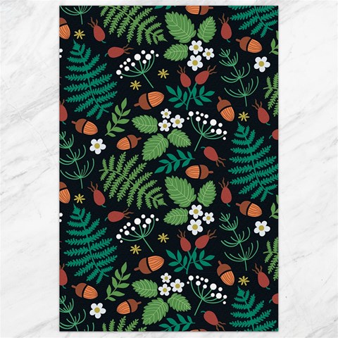 Pattern Forest Leaf Flower Motif Canvas 24  x 36  from ArtsNow.com 23.35 x34.74  Canvas - 1