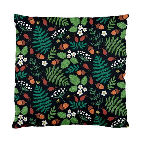 Pattern Forest Leaf Flower Motif Standard Cushion Case (Two Sides) from ArtsNow.com Front