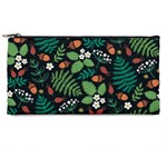 Pattern Forest Leaf Flower Motif Pencil Case