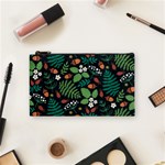 Pattern Forest Leaf Flower Motif Cosmetic Bag (Small)