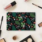Pattern Forest Leaf Flower Motif Cosmetic Bag (Medium)