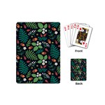 Pattern Forest Leaf Flower Motif Playing Cards Single Design (Mini)