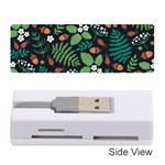 Pattern Forest Leaf Flower Motif Memory Card Reader (Stick)