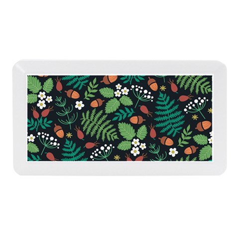 Pattern Forest Leaf Flower Motif Memory Card Reader (Mini) from ArtsNow.com Front