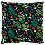 Pattern Forest Leaf Flower Motif Large Cushion Case (Two Sides)
