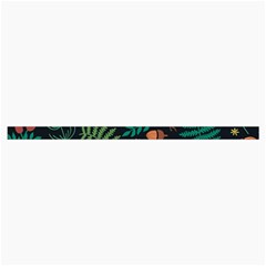 Pattern Forest Leaf Flower Motif Roll Up Canvas Pencil Holder (S) from ArtsNow.com Strap