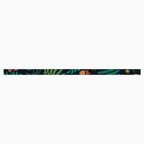 Pattern Forest Leaf Flower Motif Roll Up Canvas Pencil Holder (M) from ArtsNow.com Strap