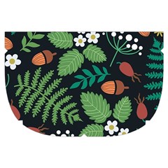 Pattern Forest Leaf Flower Motif Make Up Case (Small) from ArtsNow.com Side Right