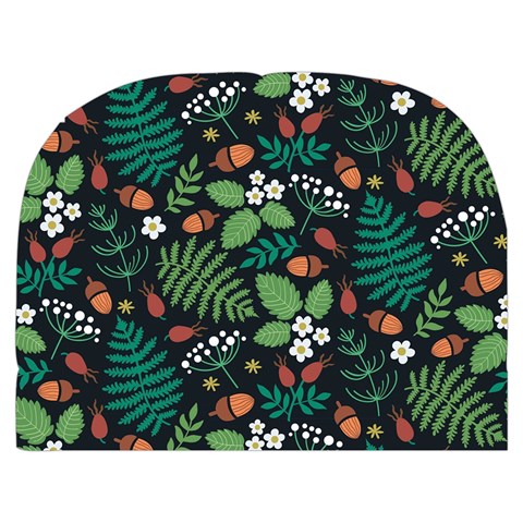 Pattern Forest Leaf Flower Motif Make Up Case (Medium) from ArtsNow.com Back