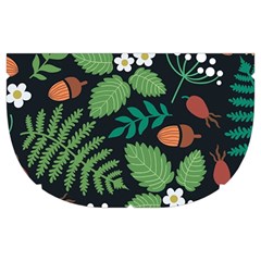 Pattern Forest Leaf Flower Motif Make Up Case (Medium) from ArtsNow.com Side Right