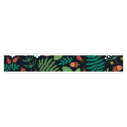 Pattern Forest Leaf Flower Motif Make Up Case (Medium) from ArtsNow.com Zipper Front