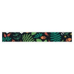 Pattern Forest Leaf Flower Motif Make Up Case (Medium) from ArtsNow.com Zipper Front