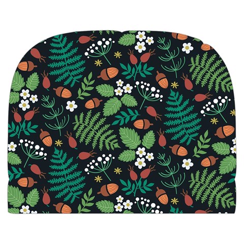 Pattern Forest Leaf Flower Motif Make Up Case (Large) from ArtsNow.com Back