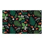 Pattern Forest Leaf Flower Motif Banner and Sign 5  x 3 