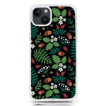 Pattern Forest Leaf Flower Motif iPhone 14 Plus TPU UV Print Case