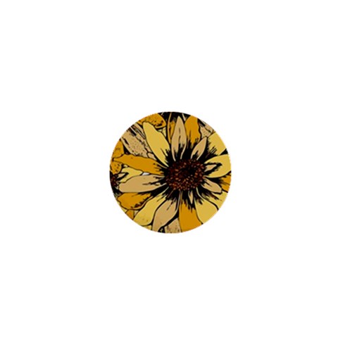 Colorful Seamless Floral Pattern 1  Mini Buttons from ArtsNow.com Front