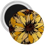 Colorful Seamless Floral Pattern 3  Magnets