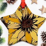 Colorful Seamless Floral Pattern Ornament (Star)