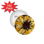 Colorful Seamless Floral Pattern 1.75  Buttons (100 pack) 
