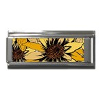 Colorful Seamless Floral Pattern Superlink Italian Charm (9mm)