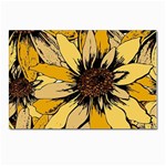 Colorful Seamless Floral Pattern Postcard 4 x 6  (Pkg of 10)