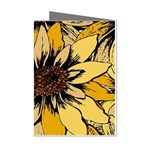 Colorful Seamless Floral Pattern Mini Greeting Cards (Pkg of 8)