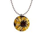 Colorful Seamless Floral Pattern 1  Button Necklace