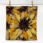 Colorful Seamless Floral Pattern Face Towel