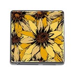 Colorful Seamless Floral Pattern Memory Card Reader (Square 5 Slot)