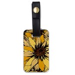 Colorful Seamless Floral Pattern Luggage Tag (one side)