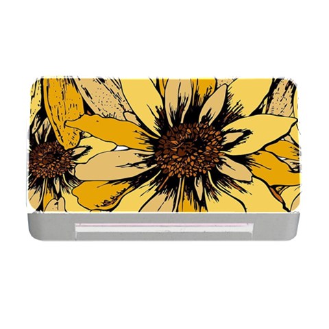 Colorful Seamless Floral Pattern Memory Card Reader with CF from ArtsNow.com Front