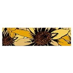 Colorful Seamless Floral Pattern Oblong Satin Scarf (16  x 60 )