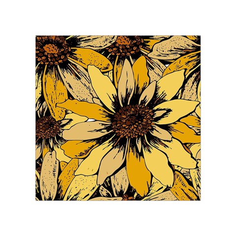 Colorful Seamless Floral Pattern Square Tapestry (Small) from ArtsNow.com Front
