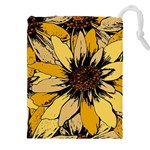 Colorful Seamless Floral Pattern Drawstring Pouch (4XL)