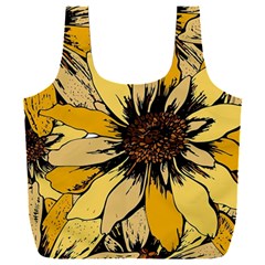 Colorful Seamless Floral Pattern Full Print Recycle Bag (XXL) from ArtsNow.com Back