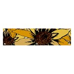 Colorful Seamless Floral Pattern Banner and Sign 4  x 1 