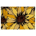Colorful Seamless Floral Pattern Banner and Sign 6  x 4 