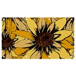 Colorful Seamless Floral Pattern Banner and Sign 7  x 4 