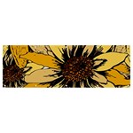 Colorful Seamless Floral Pattern Banner and Sign 12  x 4 